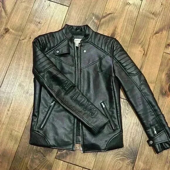 Calvin Klein Vegan Leather Jacket | XS - Picture 2 of 6